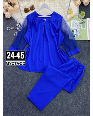 ЖЕНСКИЙ КОСТЮМ В РАЗМЕР ТКАНЬ ШИФОН