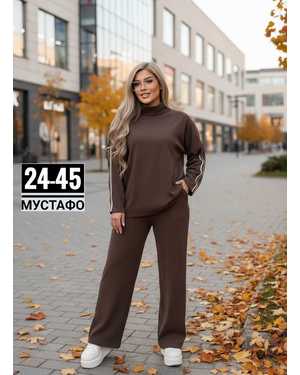 ЖЕНСКИЙ КОСТЮМ ДВОЙКА ТКАНЬ ЛАПША