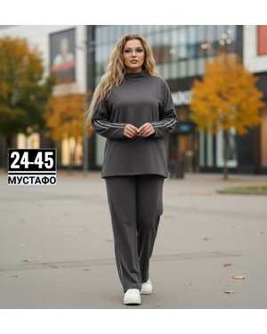 ЖЕНСКИЙ КОСТЮМ ДВОЙКА ТКАНЬ ЛАПША