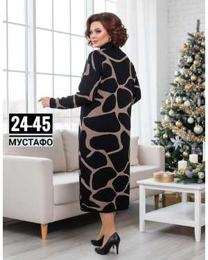 ПЛАТЬЕ ТКАНЬ КАШЕМИРОВАЯ ЛАПША ВЯЗКА