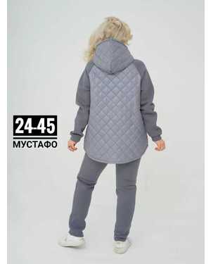 ЖЕНСКИЙ КОСТЮМ ТКАНЬ ВЕРХ - СИНТЕПОН, ПОДКЛАДКА - СИНТЕПОН, ШТАНЫ - ФЛИС