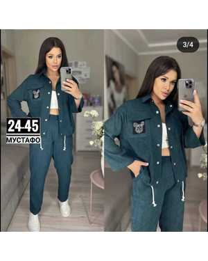 ЖЕНСКИЙ КОСТЮМ ТКАНЬ МИКРО ВЕЛЬВЕТ