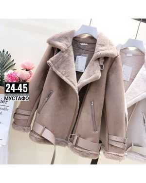 ДУБЛЕНКА ТКАНЬ ЗАМШ