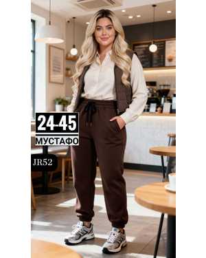 ШТАНЫ ТКАНЬ КАШЕМИР ЁЛКА С НАЧЁСОМ