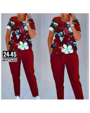 ЖЕНСКИЙ КОСТЮМ ДВОЙКА ТКАНЬ ЛАЙТ СУБЛИМАЦИЯ