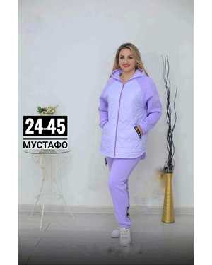 ЖЕНСКИЙ КОСТЮМ ДВОЙКА МАЛОМЕРЯТ ТКАНЬ ФЛИС СИНТЕПОН