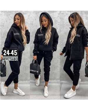 ЖЕНСКИЙ КОСТЮМ ТРОЙКА ТКАНЬ ФЛИС