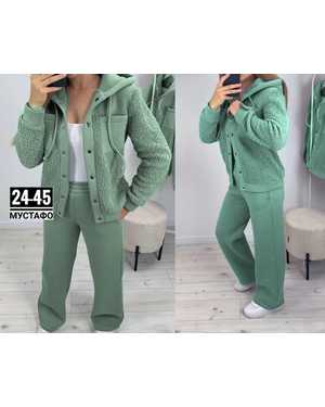 ЖЕНСКИЙ КОСТЮМ ДВОЙКА ТКАНЬ ФЛИС + БАРАШКА