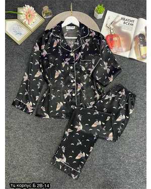 ПИЖАМА ТКАНЬ ШЕЛК