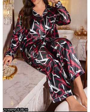 ПИЖАМА ШТАНЫ ТКАНЬ ШЕЛК