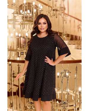 ПЛАТЬЕ В РАЗМЕР ТКАНЬ СЕТКА + ПОДКЛАД