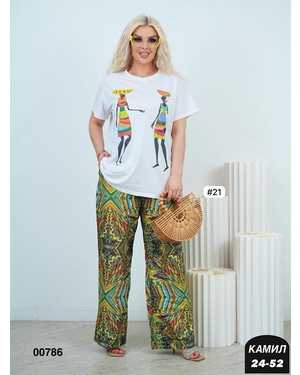 ЖЕНСКИЙ КОСТЮМ ДВОЙКА ТКАНЬ БЕНГАЛИН