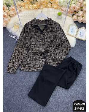 ЖЕНСКИЙ КОСТЮМ ДВОЙКА ТКАНЬ ТРИКОТАЖ