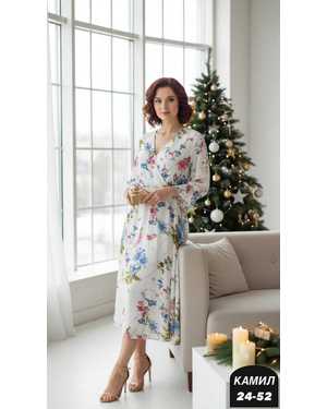 ПЛАТЬЕ ТКАНЬ ШИФОН С ПОДКЛАДКОЙ