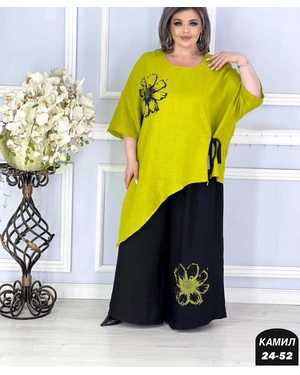 КОСТЮМ ДВОЙКА ТКАНЬ СИНГАПУР ХБ