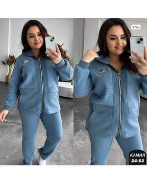 ЖЕНСКИЙ КОСТЮМ ДВОЙКА ТКАНЬ ФЛИС + БАРАШКА