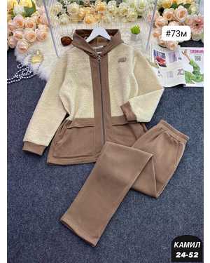 ЖЕНСКИЙ КОСТЮМ ДВОЙКА ТКАНЬ ФЛИС + БАРАШКА