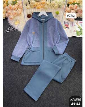 ЖЕНСКИЙ КОСТЮМ ДВОЙКА ТКАНЬ ФЛИС + БАРАШКА