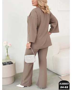 ЖЕНСКИЙ КОСТЮМ ДВОЙКА ТКАНЬ ТРИКОТАЖ