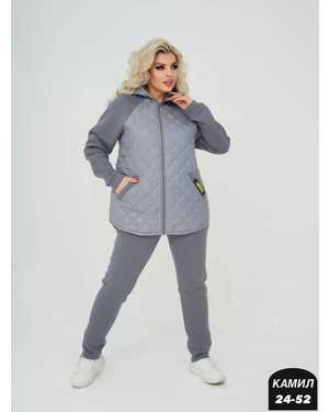 ЖЕНСКИЙ КОСТЮМ ТКАНЬ ВЕРХ - СИНТЕПОН, ПОДКЛАДКА - СИНТЕПОН, ШТАНЫ - ФЛИС