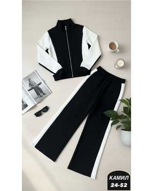 ЖЕНСКИЙ КОСТЮМ ДВОЙКА ТКАНЬ ФЛИС, С НАЧЁСОМ