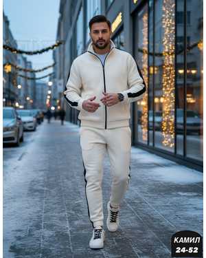 МУЖСКОЙ КОСТЮМ ТКАНЬ ДВУХСТОРОННИЙ ФЛИС