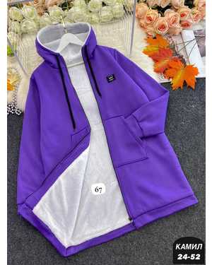 КАРДИГАН ТКАНЬ ФЛИС С МЕХОМ