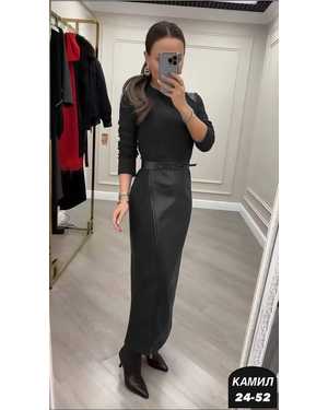 ВЕЧЕРНЕЕ ПЛАТЬЕ ТКАНЬ КАШЕМИР ЛАПША +КОЖА