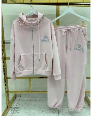 Женский Костюм Ткань: Бамбук на велюр Фабричный Китай