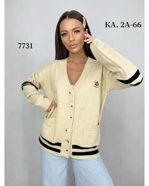 КАРДИГАН ТКАНЬ ШЕРСТЬ