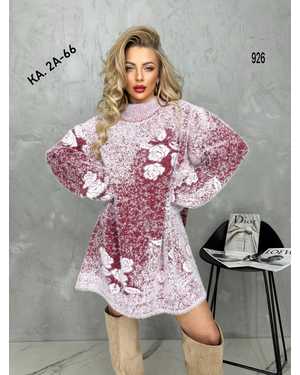 СВИТЕР ТКАНЬ АЛЬПАКА