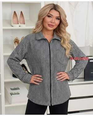 РУБАШКА ТКАНЬ ДРАП С ПОЛНЫМ МЕХОМ