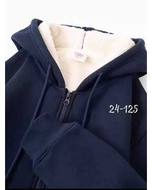 КОФТА ТКАНЬ ФЛИС С МЕХОМ