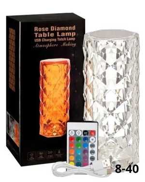 Светильник декоративный сенсорное управление с USB 22х9 см