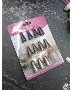 Набор насадок кондитерских, d-1,8 см, 12 шт