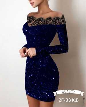 ПЛАТЬЕ ТКАНЬ ПАЙЕТКА