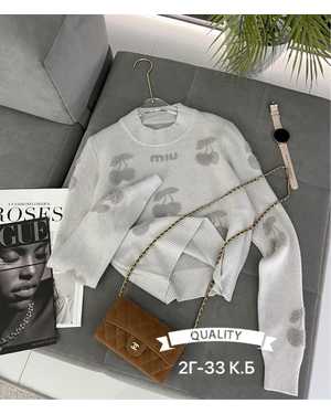 СВИТЕР ТКАНЬ ВЯЗКА