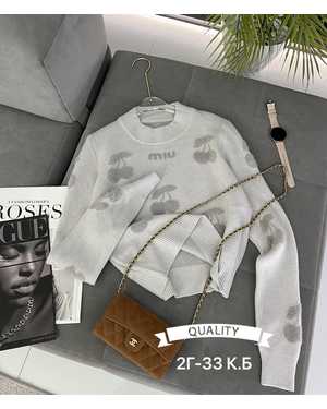 СВИТЕР ТКАНЬ ВЯЗКА