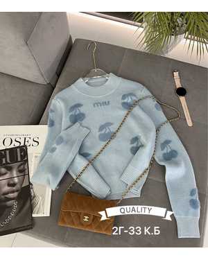 СВИТЕР ТКАНЬ ВЯЗКА