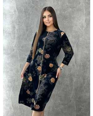 ХАЛАТ В РАЗМЕР ТКАНЬ ВЕЛЮР, 100% ХЛОПОК