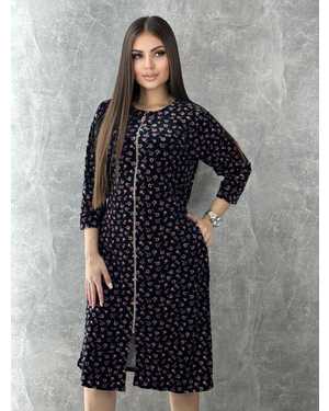 ХАЛАТ В РАЗМЕР ТКАНЬ ВЕЛЮР, 100% ХЛОПОК