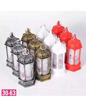 фонарь новогодний 2026 батарейки в комплекте Высота 15 х 6 см без выбора