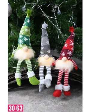 Новогоднее украшение Санта Клаус Размер: 35см без выбора