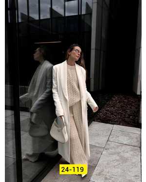 ЖЕНСКИЙ КОСТЮМ ДВОЙКА ТКАНЬ ВЯЗКА