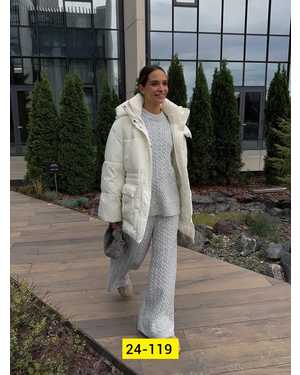 ЖЕНСКИЙ КОСТЮМ ДВОЙКА ТКАНЬ ВЯЗКА