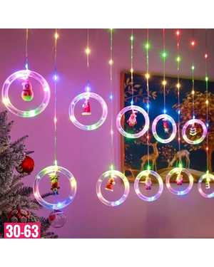 Новогодняя гирлянда Размер длинные 3м, высота 70см