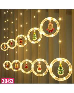 Новогодняя гирлянда Размер длинные 3м, высота 70см