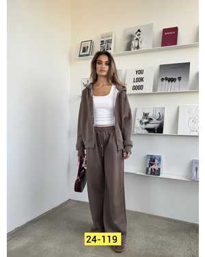 ЖЕНСКИЙ КОСТЮМ ДВОЙКА ТКАНЬ ТРИКОТАЖ