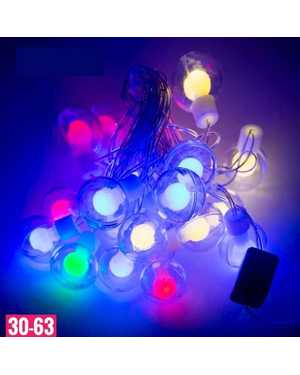 Новогодняя гирлянда Размер 4м ( 20 ламп, ламп 4см)