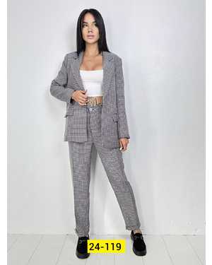 ЖЕНСКИЙ КОСТЮМ ДВОЙКА ТКАНЬ ТРИКОТАЖ